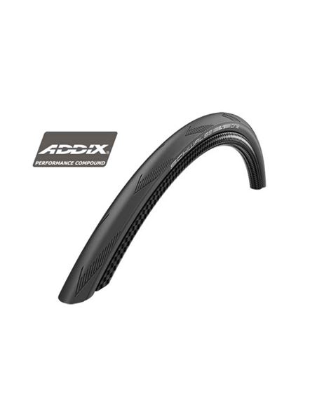 CUBIERTA SCHWALBE 700X25 ONE RACEGUARD TLR NEGRA
