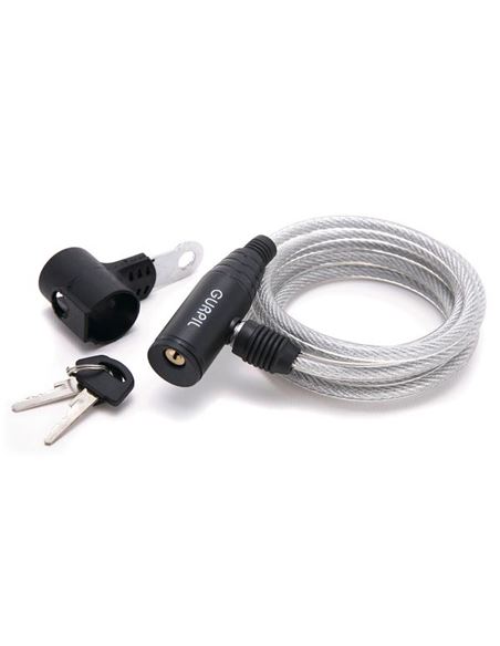 CANDADO ESPIRAL 6 X 180 C/SOP.TRANSPAREN