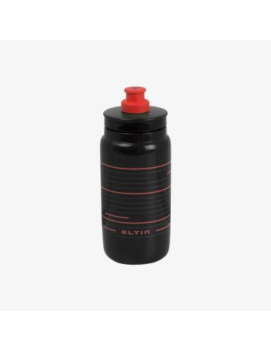 BIDÓN DE CICLISMO PRO 550ML NEGRO Y ROJO