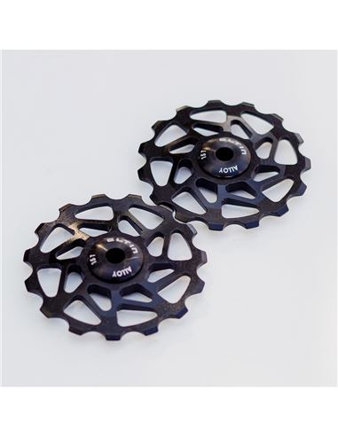 ROLDANAS DE 15 DIENTES CON RODAMIENTOS SEMICERÁMICOS