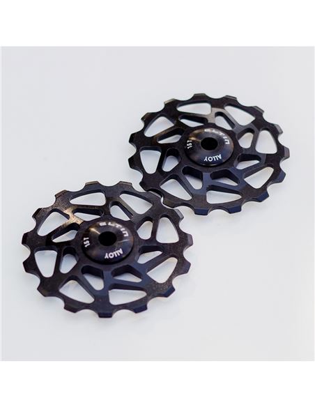 ROLDANAS DE 15 DIENTES CON RODAMIENTOS SEMICERÁMICOS