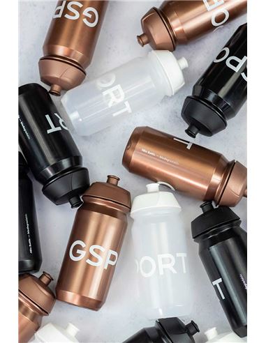 GSPORT BIDON LOGO METAL BLACK  500ML.