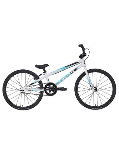 BICICLETA POSITION ONE RACE JUNIOR WHITE/BLUE/BLACK