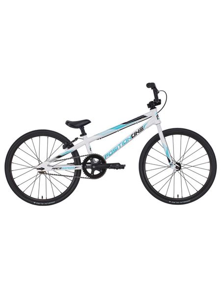 BICICLETA POSITION ONE RACE JUNIOR WHITE/BLUE/BLACK