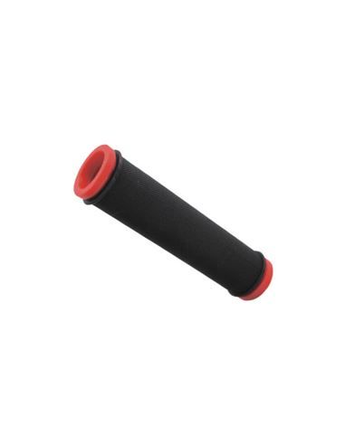 PUÑOS MTB GOMA NEGRO-ROJO TKX
