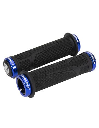PUÑOS INSIGHT BMX LOCK 130MM. BLACK-BLUE
