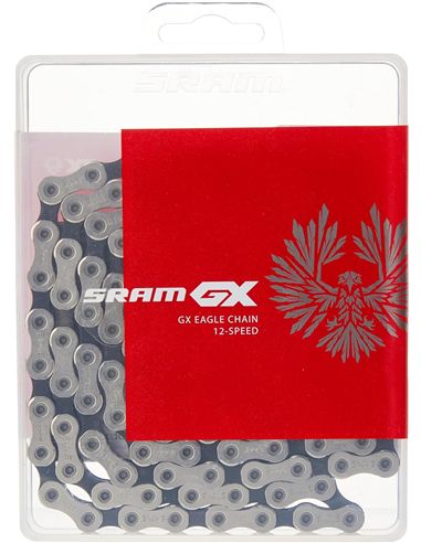 CADENA EAGLE PC GX EAGLE 12V 126L PLATA