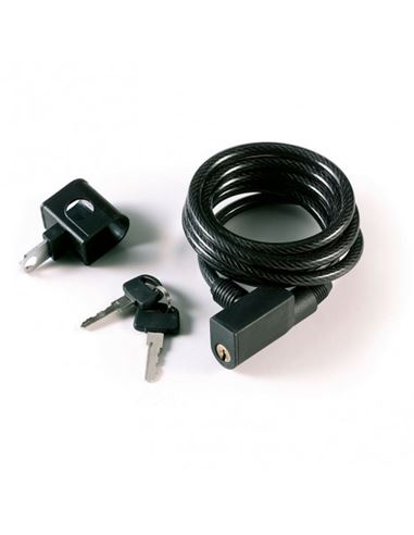 CANDADO ESPIRALEN ACERO 12MM 1.5 MTROS