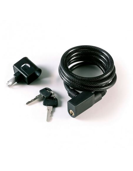 CANDADO ESPIRALEN ACERO 12MM 1.5 MTROS