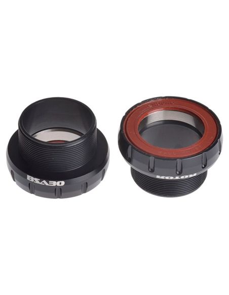 PEDALIER ROTOR BSA30 - 68/73MM - STEEL - BLACK