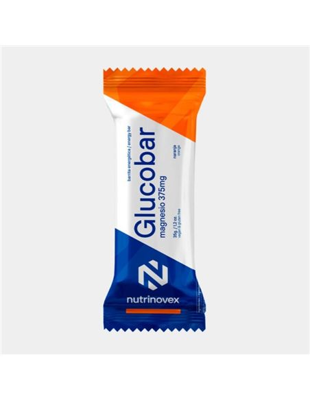 BARRITA ENERGÉTICA NUTRINOVEX GLUCOBAR SABOR NARANJA