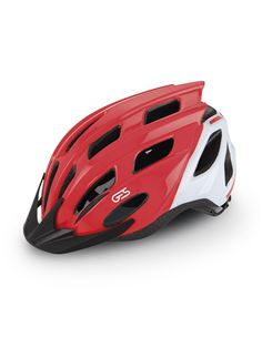 CASCO JUNIOR "KORE" ROJO/BLANCO 50/56 CM.