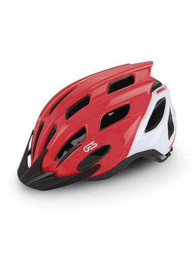 CASCO JUNIOR "KORE" ROJO/BLANCO 50/56 CM.