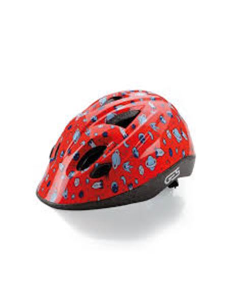 CASCO NIÑO GES DOKKY "PLANET", ROJO