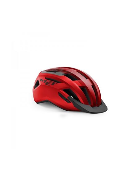 CASCO MET DOWNTOWN MIPS ROJO BRILLO T- M/L