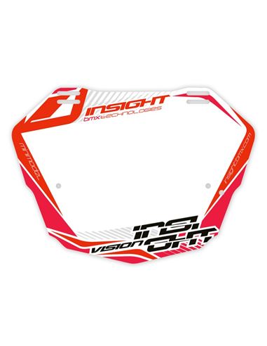 PLACA BMX INSIGHT VISION 2 MINI WHITE/RED