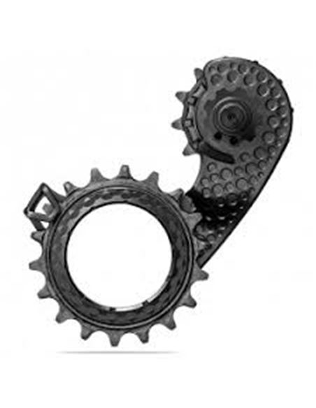 JAULA CAMBIO ABSOLUTE BLACK HOLLOWCAGE PARA SHIMANO 8100 CAR