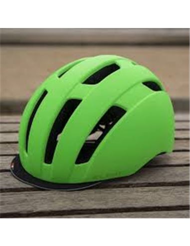 CASCO DE BICI URBANA BLISS VERDE FLÚOR MATE