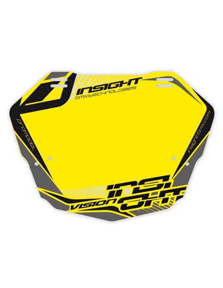 PLACA BMX INSIGHT YELLOW