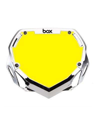 PLACA BOX TWO PRO WHITE YELOW/CROME