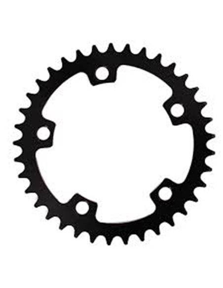 PLATO BMX ALU. 44T BCD 110 MM NEGRO