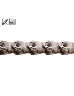 CADENA BMX KMC MEDIO ESLABON 1/2-1/8 SILVER
