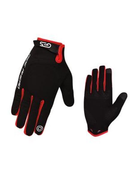 GUANTE LARGO "GEL PRO" T-L, ROJO/NEGRO