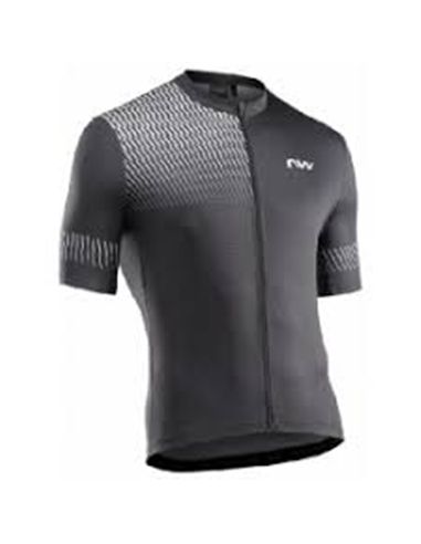 MAILLOT NORTHWAVE ORIGIN BLACK GREY T.M