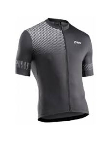 MAILLOT NORTHWAVE ORIGIN BLACK GREY T.S