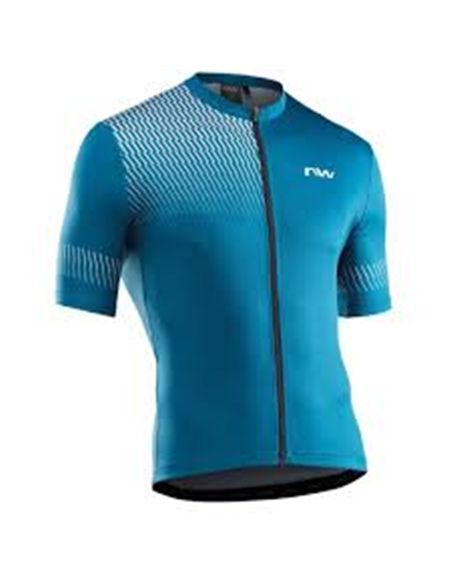 MAILLOT NORTHWAVE ORIGIN BLUE GREY T. L