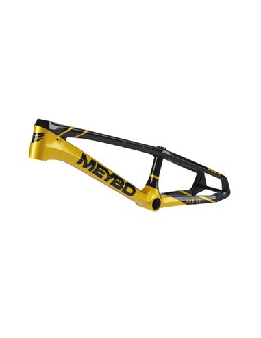 CUADRO BMX MEYBO CARBON RACE ORO/NEGRO
