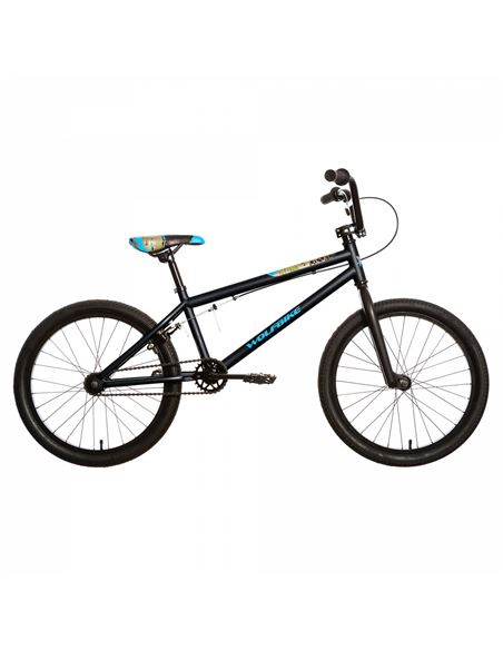 BICICLETA BMX WOLFBIKE LOBEZNO 16 NEGRO AZUL