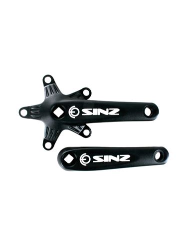 JUEGO DE BIELAS SINZ ALUMINIO 130MM. BLACK