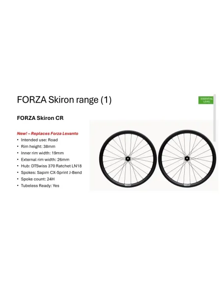 Ruedas Forza Skiron  Carbon