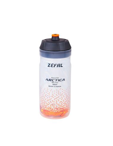 BIDON ISOTERMICO ZEFAL ARCTICA 55 PLATA/NARANJA 550 ML