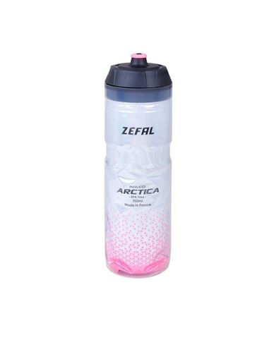 BIDON ISOTERMICO ZEFAL ARCTICA 75 PLATA/ROSA CLARO 750 ML