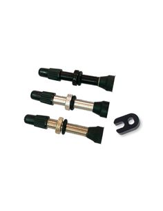 KIT 2 VALVULAS LATON PRESTA TUBELESS