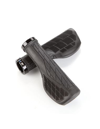 PUÑO ERGONOMICO "VELO" 1 RING-LOCK, NEGRO