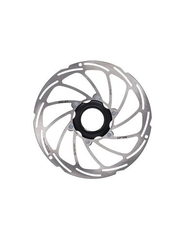 XLC BR-X86 DISCO DE FRENO CENTERLOCK 180 MM PLATA/NEGRO