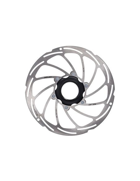 XLC BR-X86 DISCO DE FRENO CENTERLOCK 180 MM PLATA/NEGRO