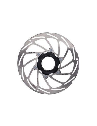 XLC BR-X86 DISCO DE FRENO CENTERLOCK 160 MM PLATA/NEGRO