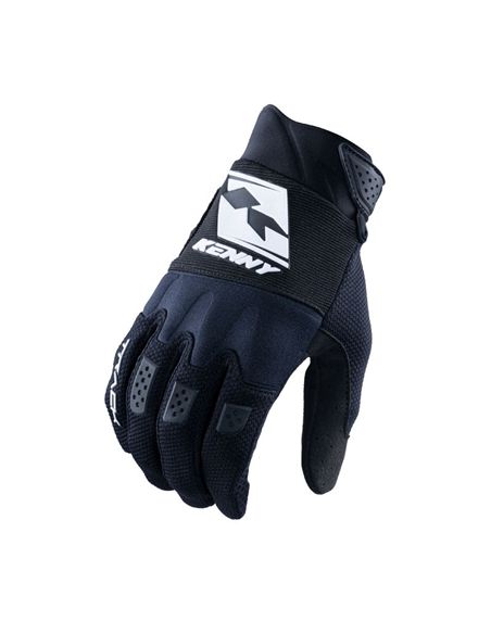 GUANTES KENNY RACING TRACK KID T-3 NEGROS