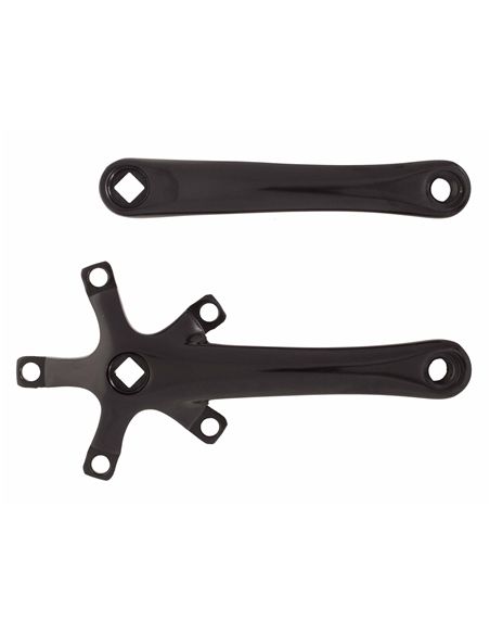 JUEGO BIELAS + PLATO 46T NEGRO