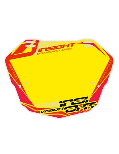 PLACA INSIGHT VISION 2 MINI YELLOW/RED