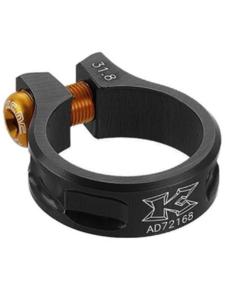 ABRAZADERA 31.8MM NEGRA TORNILLO