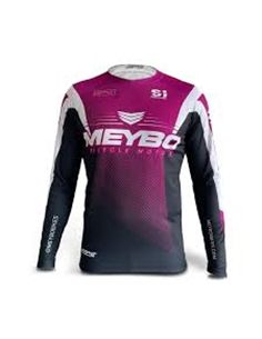 JERSEY BMX MEYBO RACE V6 SLIM FIT PURPLE/WHITE T-YOUTH LARGE