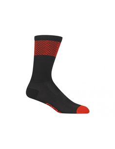CALCETINES GIRO COMP RACER HIGH RISE BLACK/RED T-L